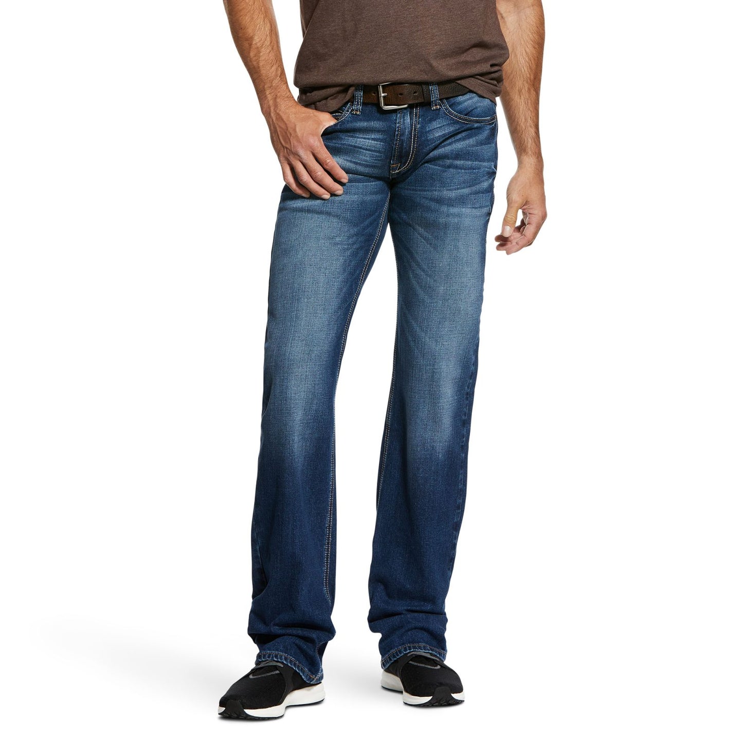 Vaqueros apilables de pierna recta Ariat M7 Rocker Stretch Nassau