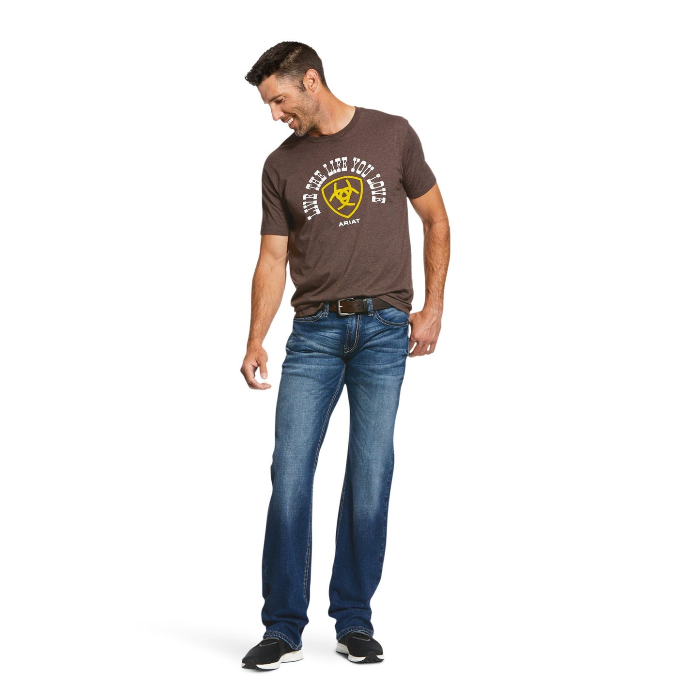 Vaqueros apilables de pierna recta Ariat M7 Rocker Stretch Nassau