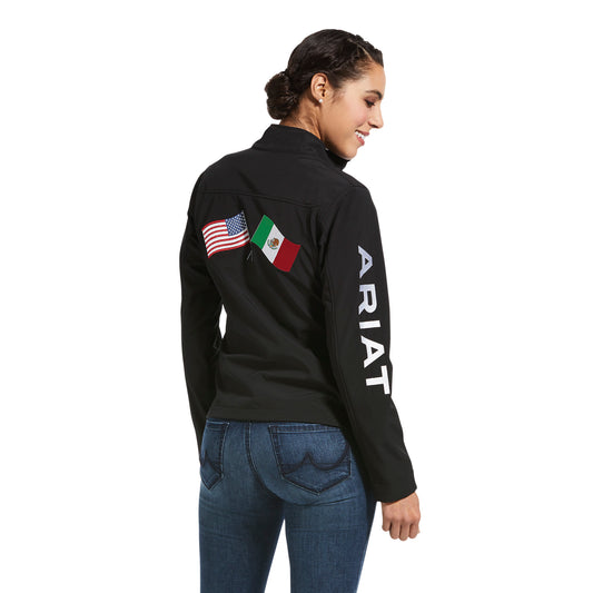 Ariat Classic Team USA/MEX Softshell Jacket - Black
