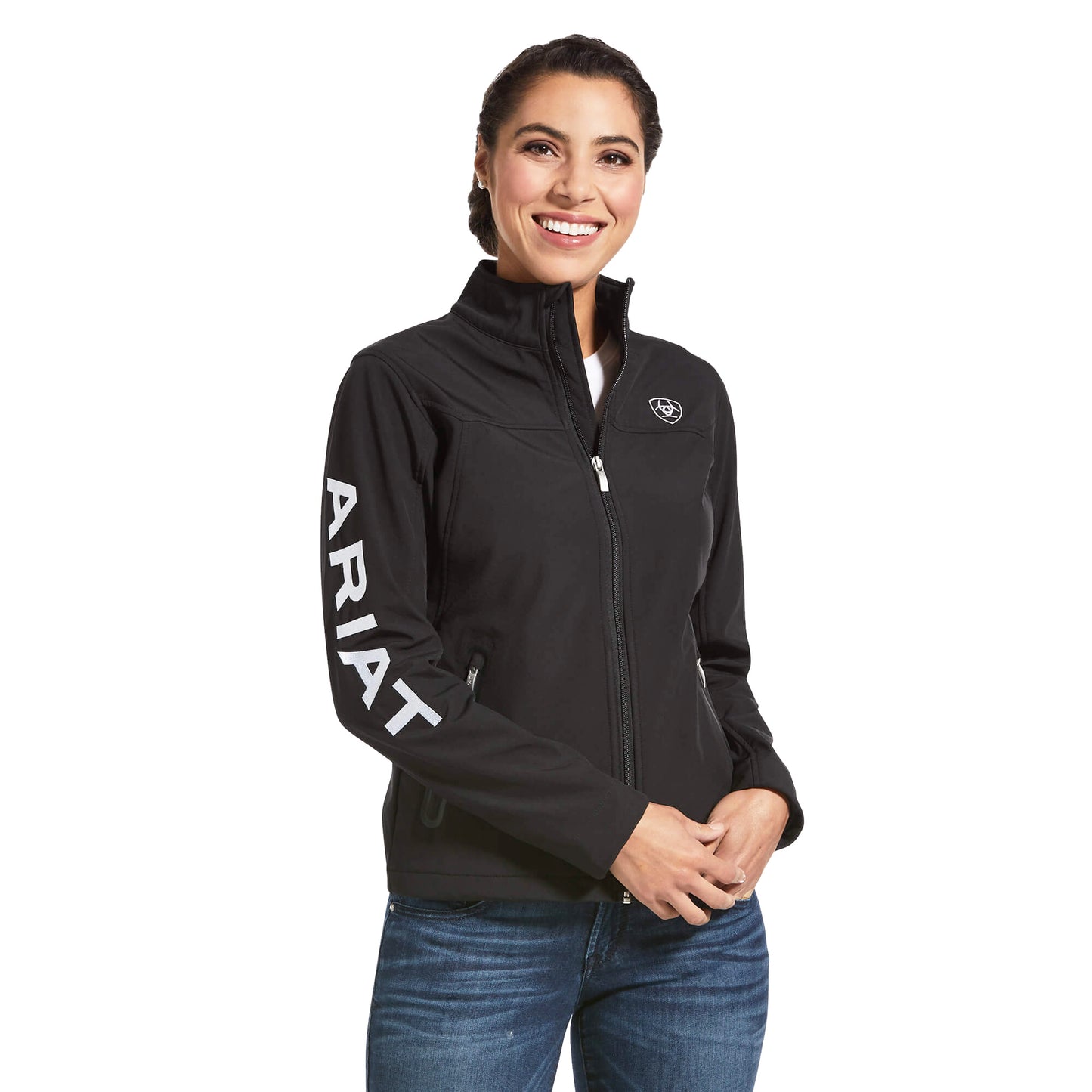 Ariat Classic Team USA/MEX Softshell Jacket - Black