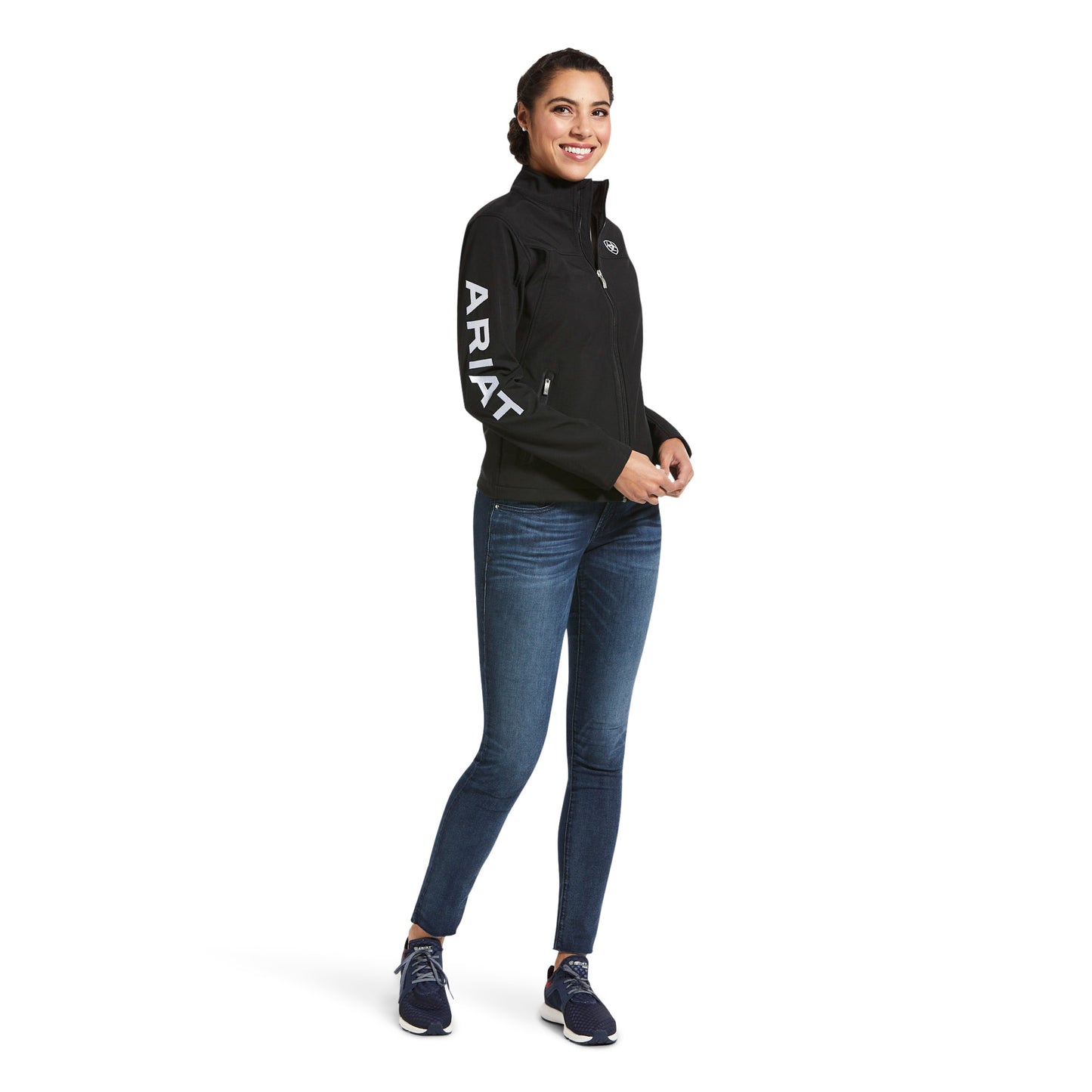 Ariat Classic Team USA/MEX Softshell Jacket - Black