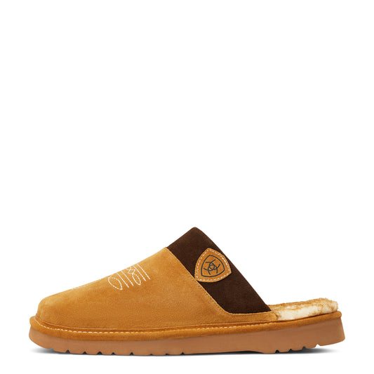 Men's Ariat Silversmith Square Toe Slippers - Chestnut