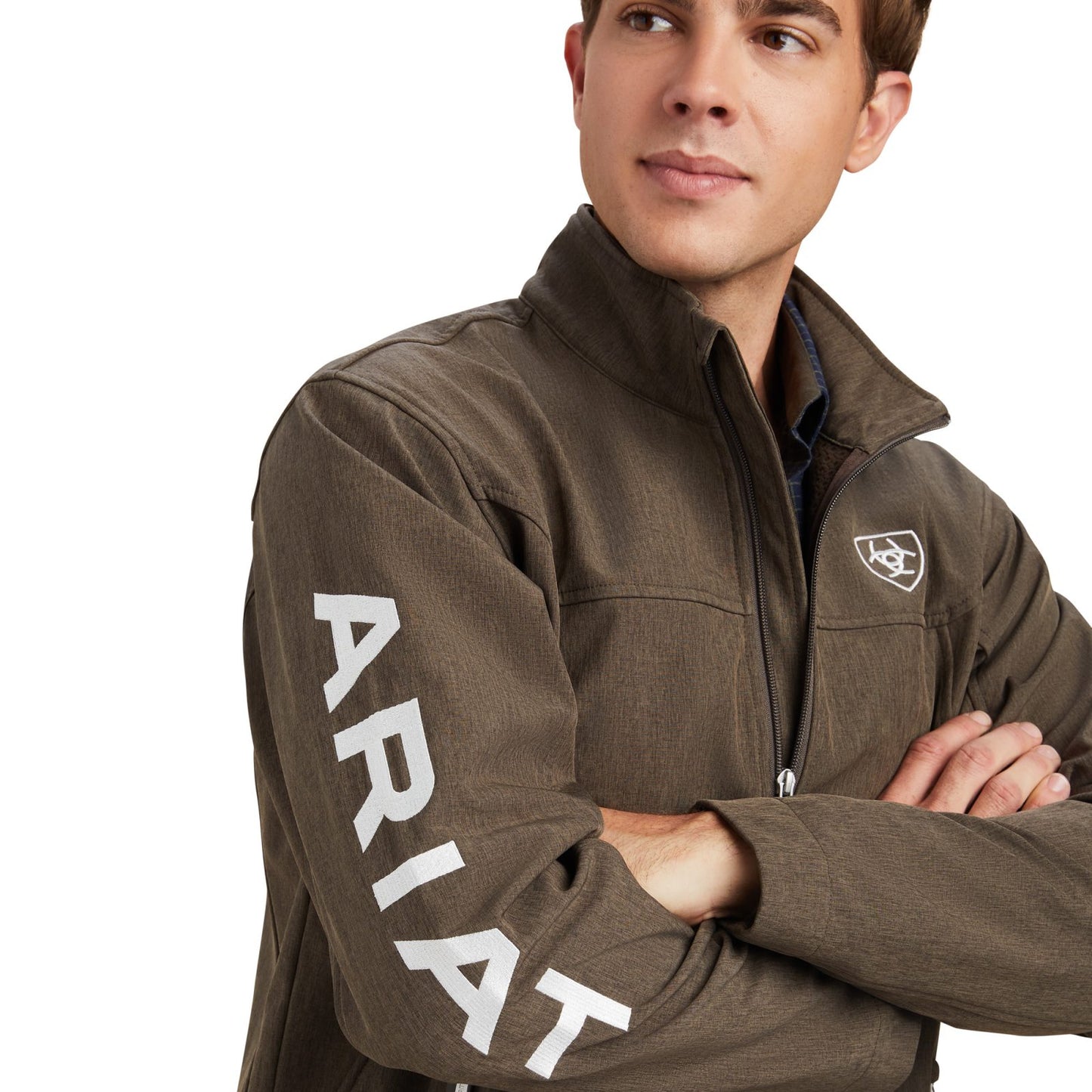 Ariat Team Heather Brown Softshell Jacket
