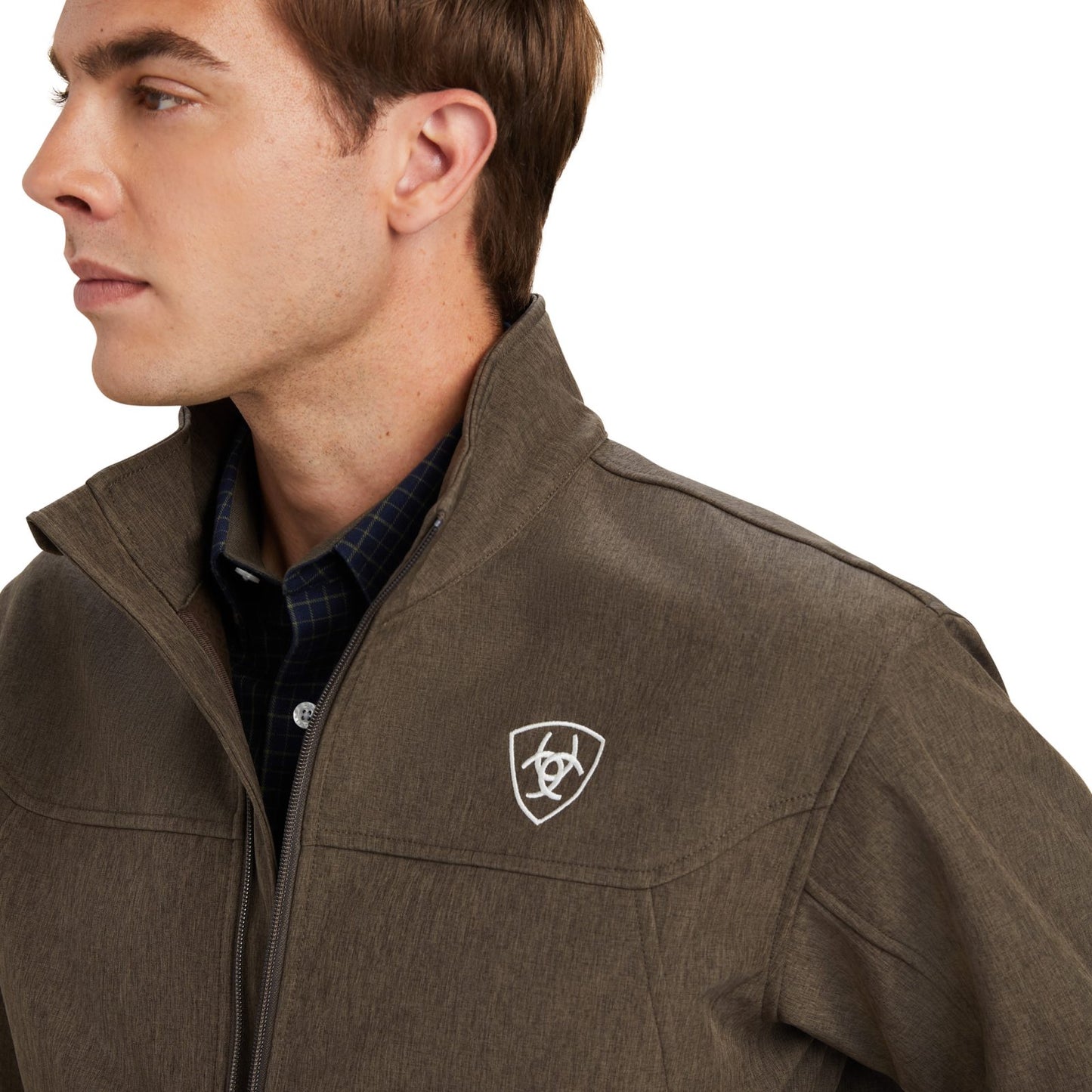 Ariat Team Heather Brown Softshell Jacket