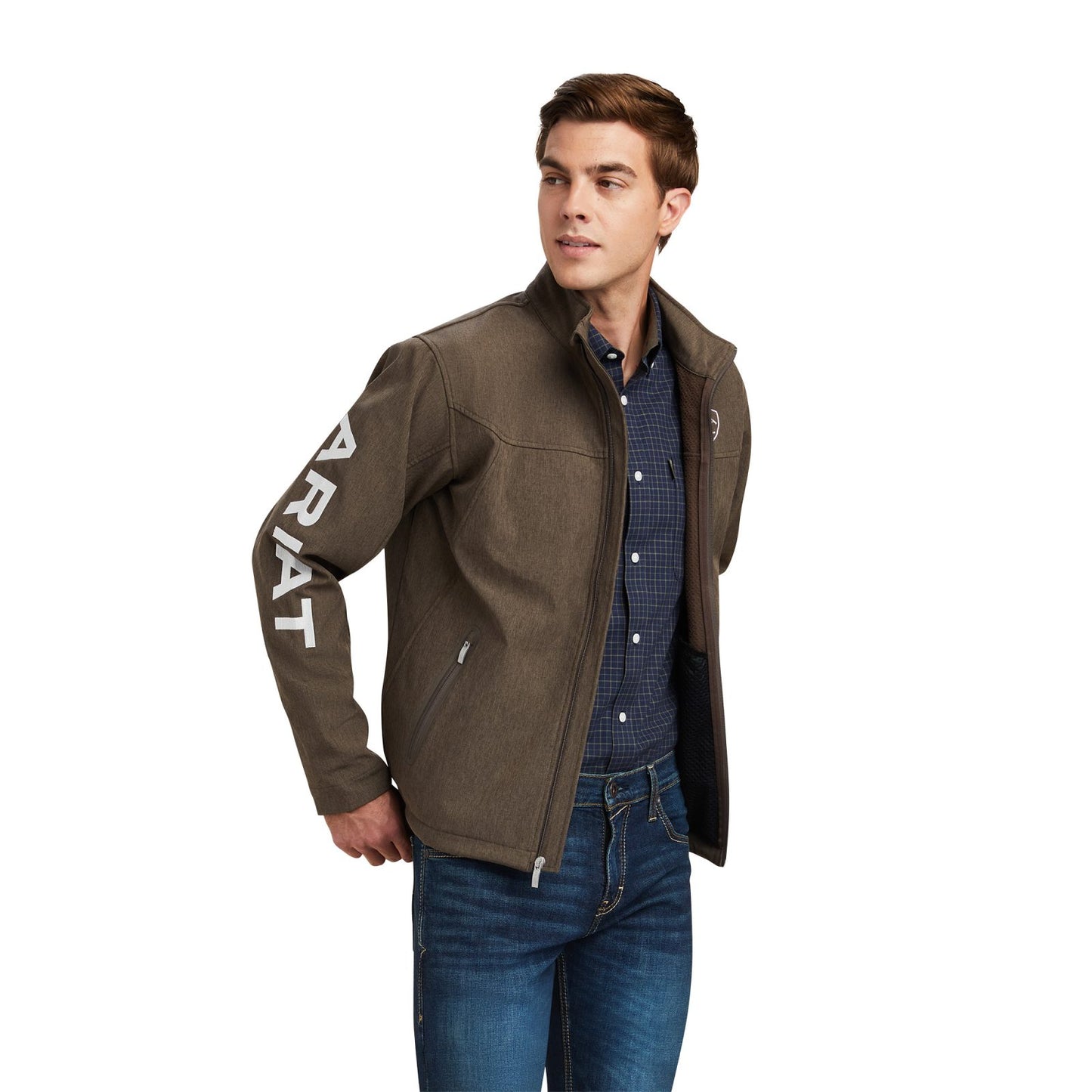 Ariat Team Heather Brown Softshell Jacket