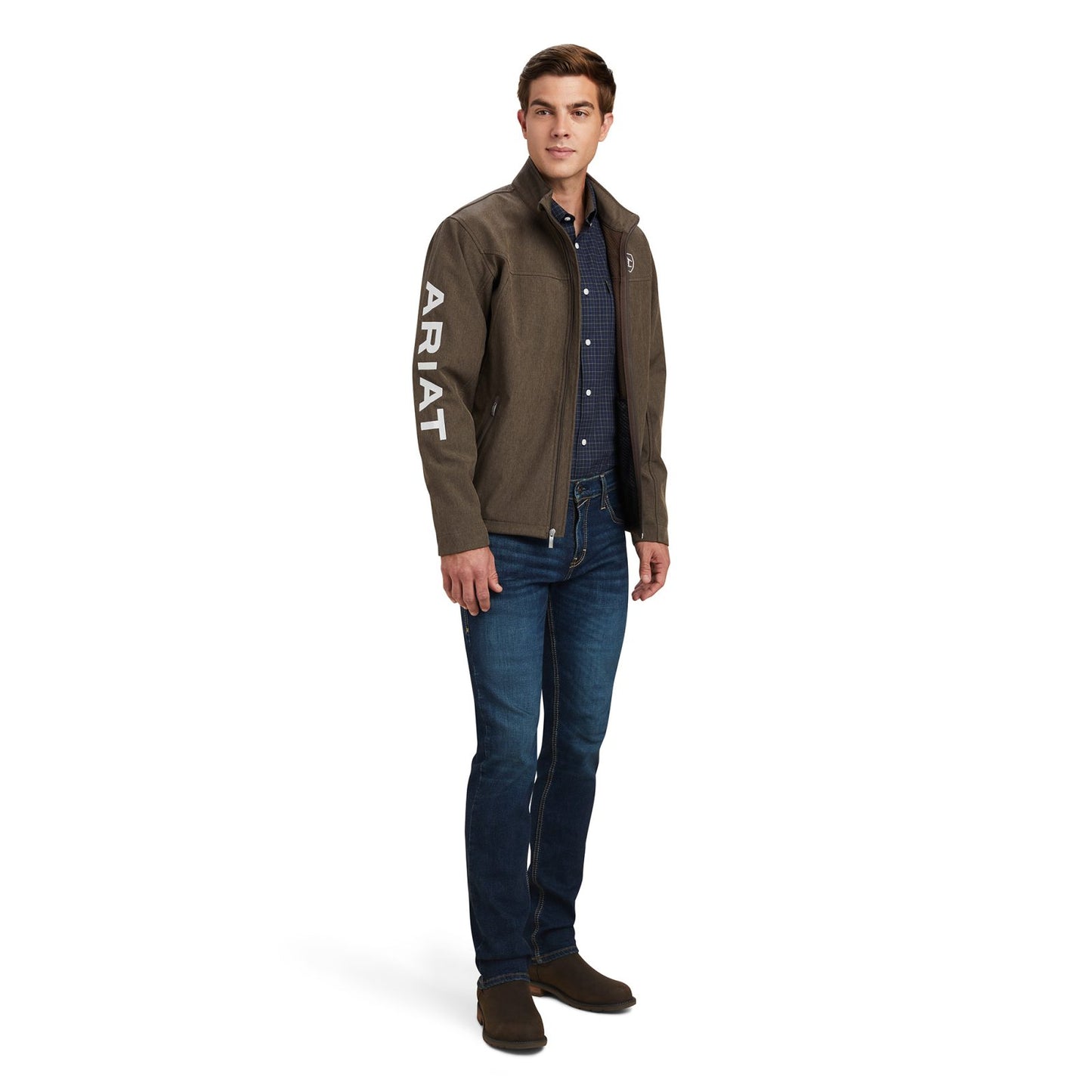 Ariat Team Heather Brown Softshell Jacket