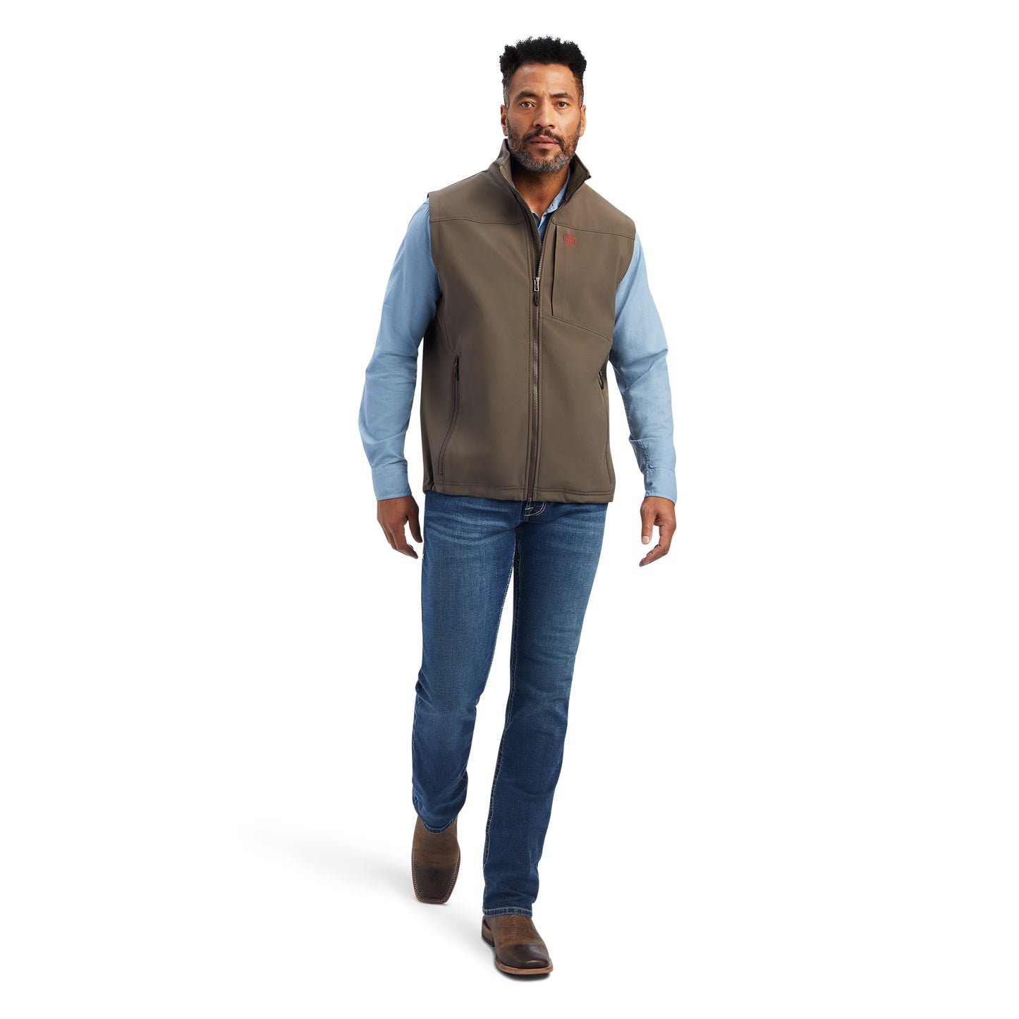 Ariat Logo Banyan Bark 2.0 Softshell Vest