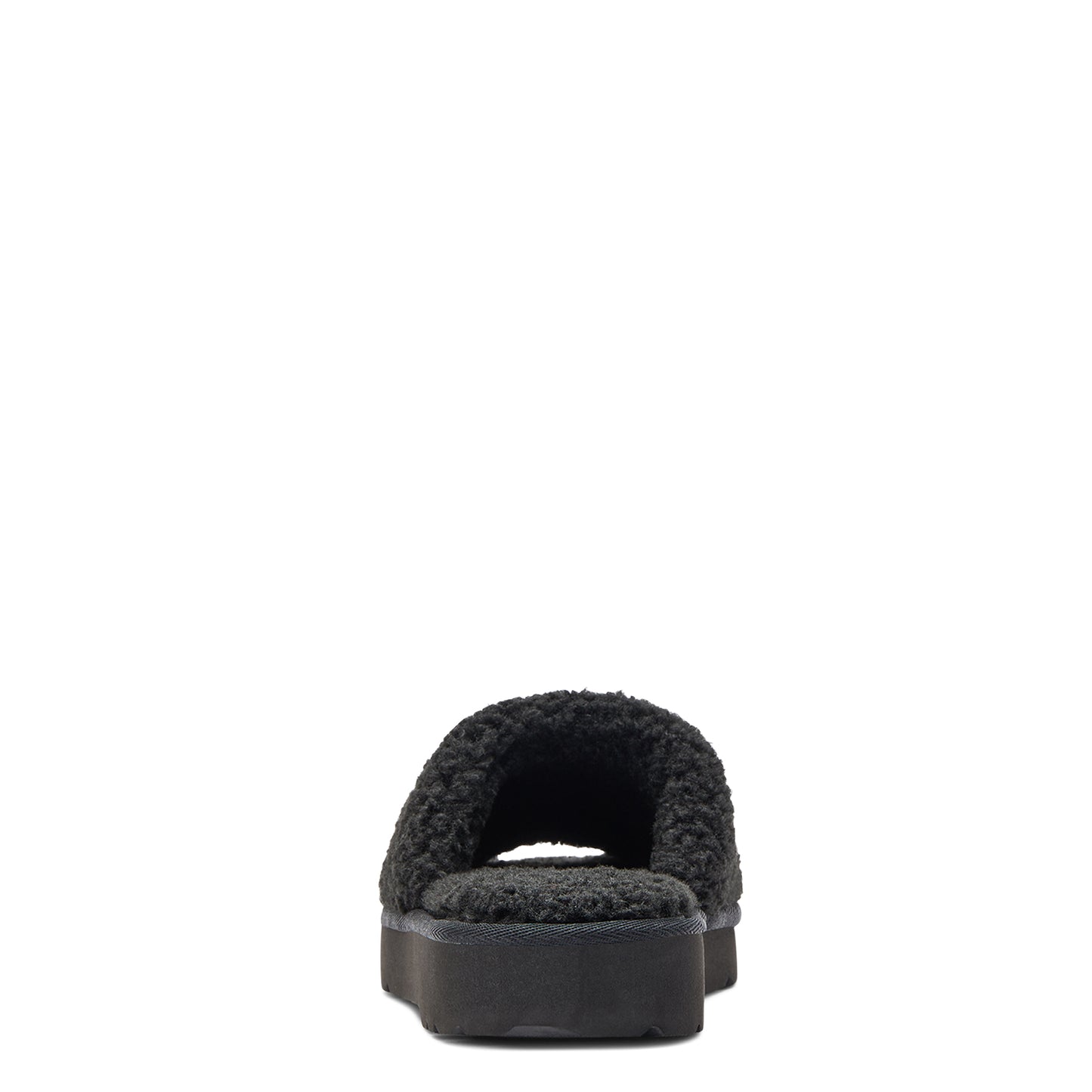 Women's Ariat Cozy Chic Square Toe Slippers - Fuzzy Black