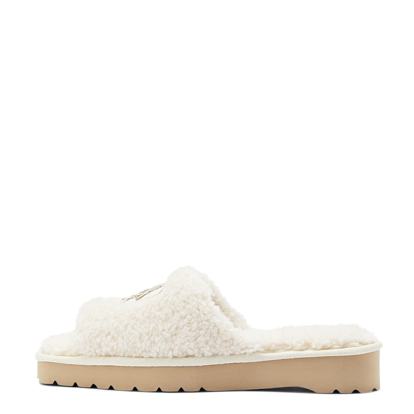 Women's Ariat Cozy Chic Square Toe Slippers - Fuzzy Cream