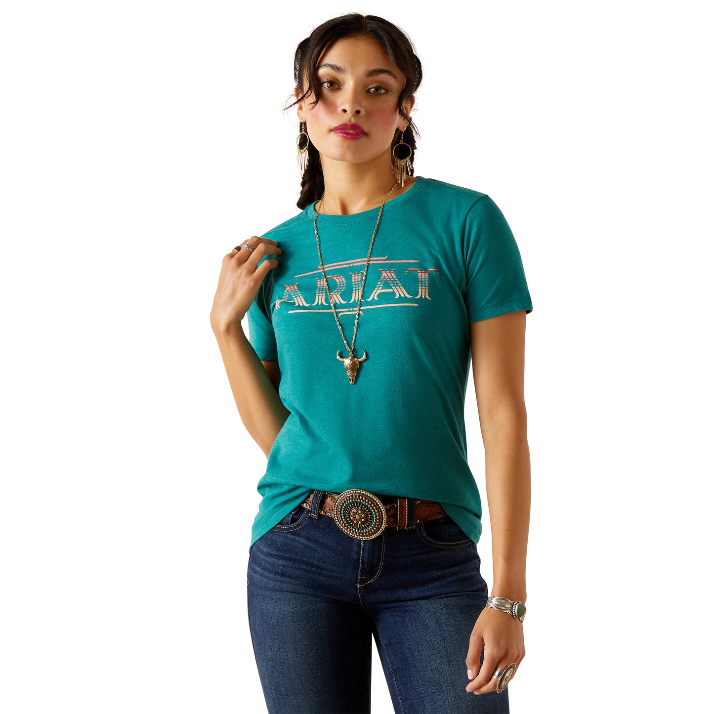 Ariat Serape Style Teal T-Shirt