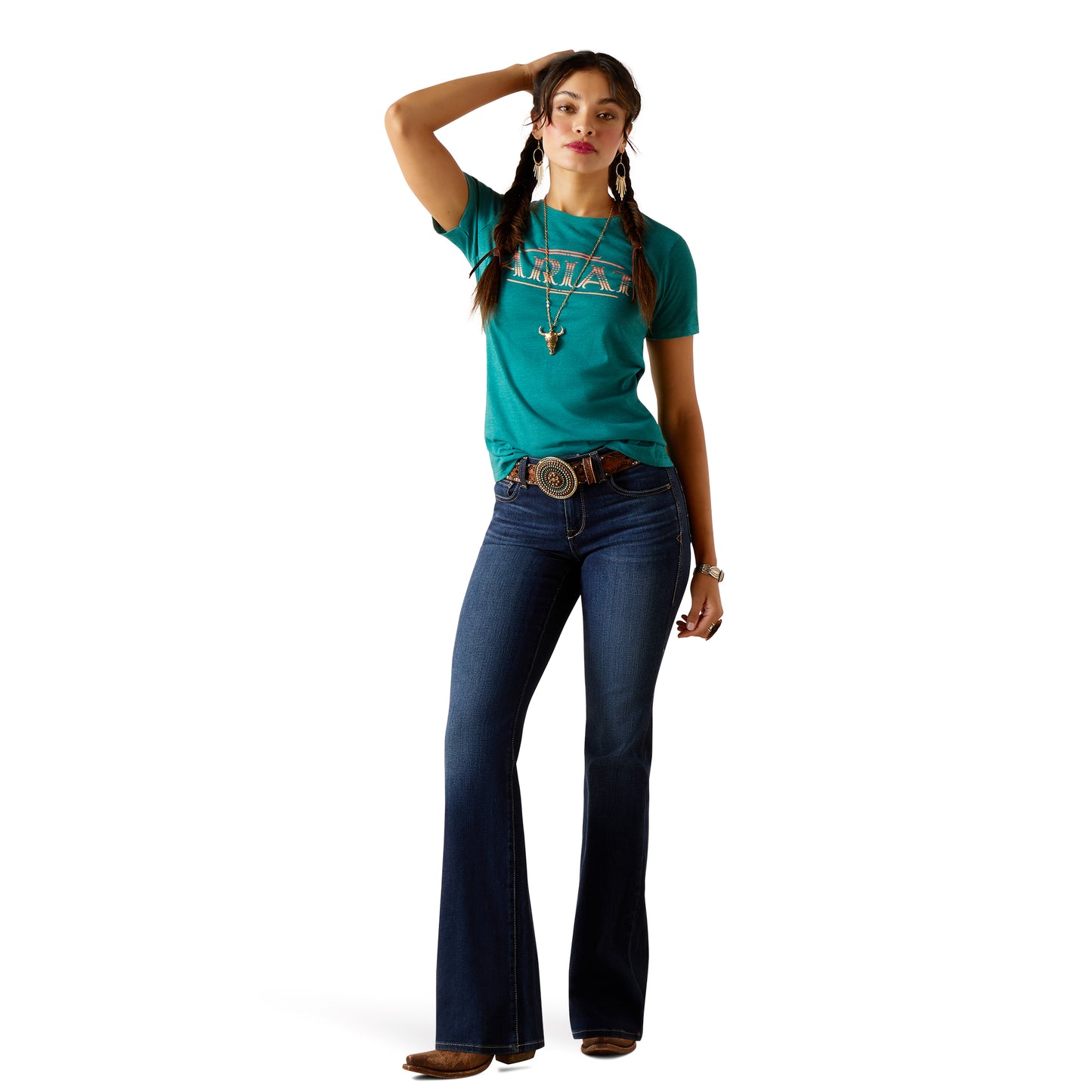 Ariat Serape Style Teal T-Shirt