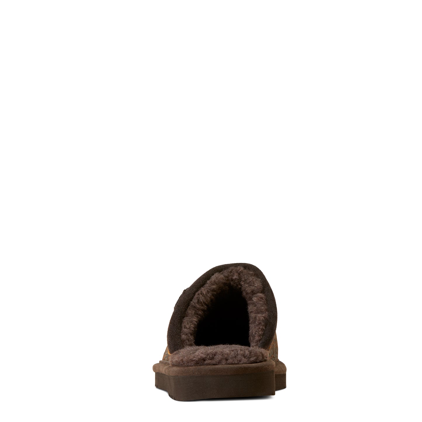 Men's Ariat Silversmith Square Toe Slippers - Brown Embossed