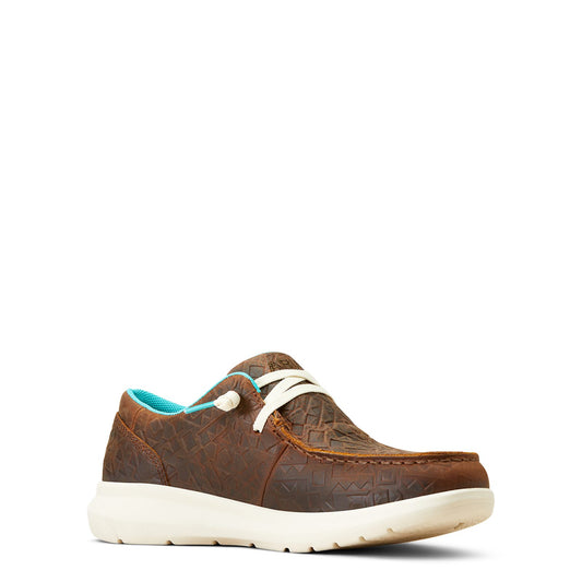 Ariat Women's Brown Blanket Emboss Hilo