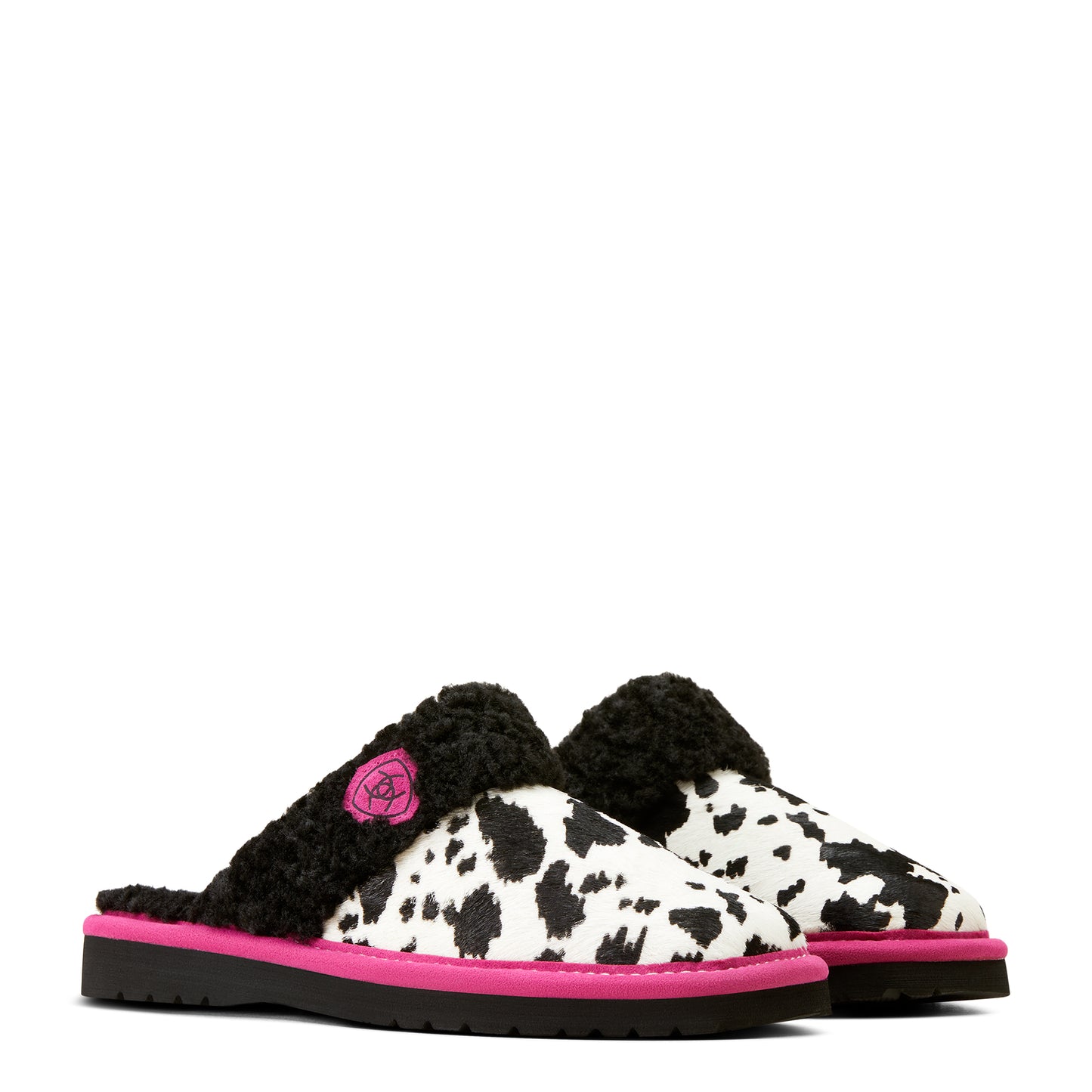 Women's Ariat Jackie Square Toe Slippers - Pink Pony