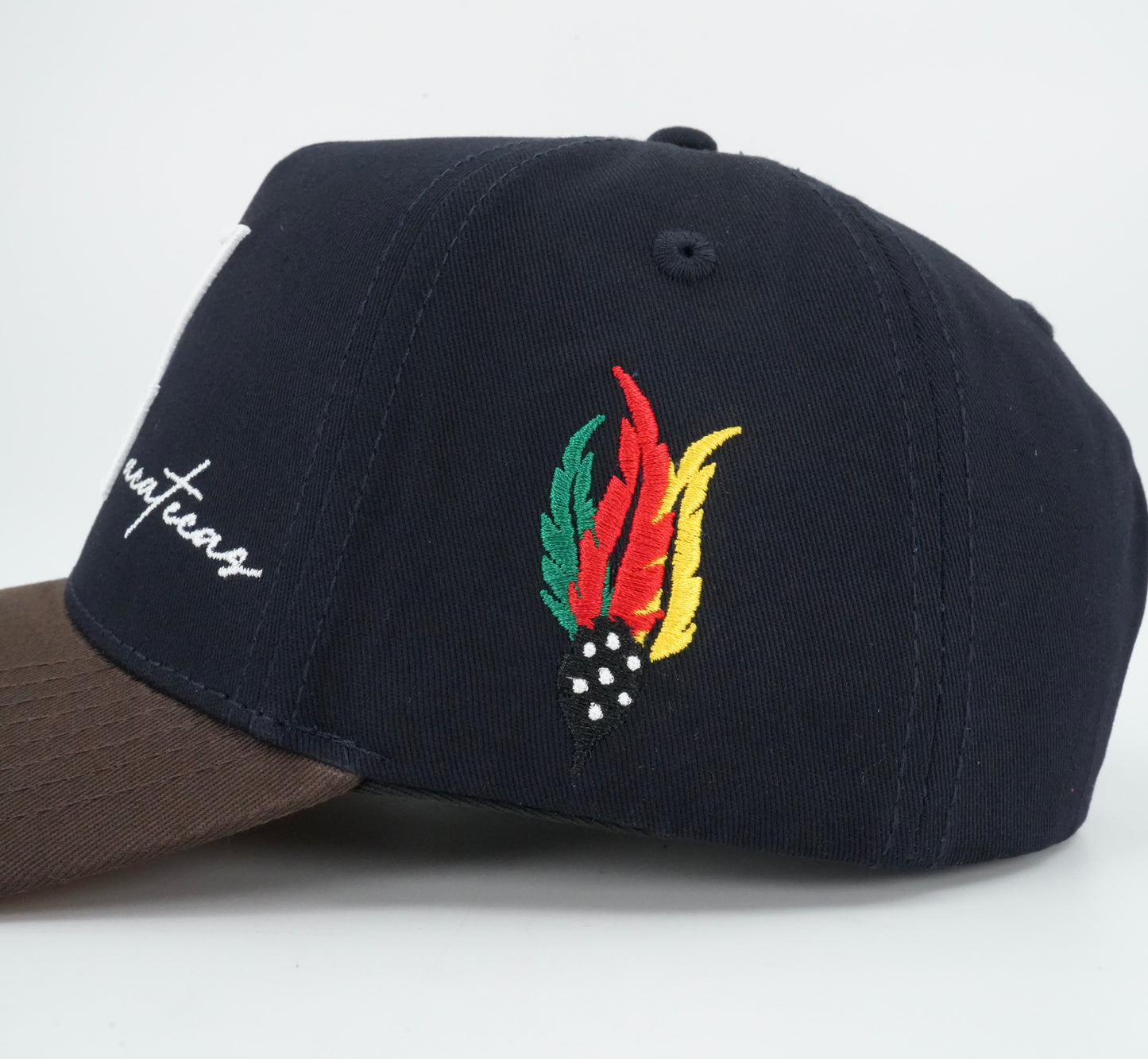 45 Letter Trucker Cap Navy-Chocolate