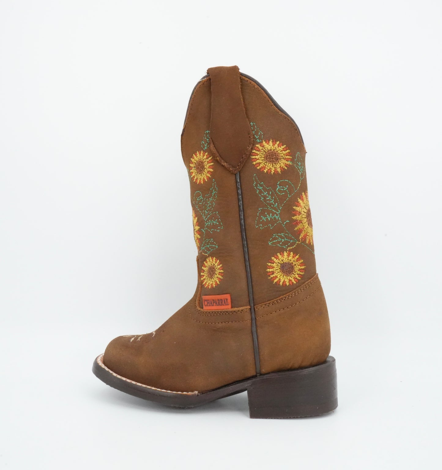 Chaparral Kid’s Nobuck Sunflowers Light Brown Boot