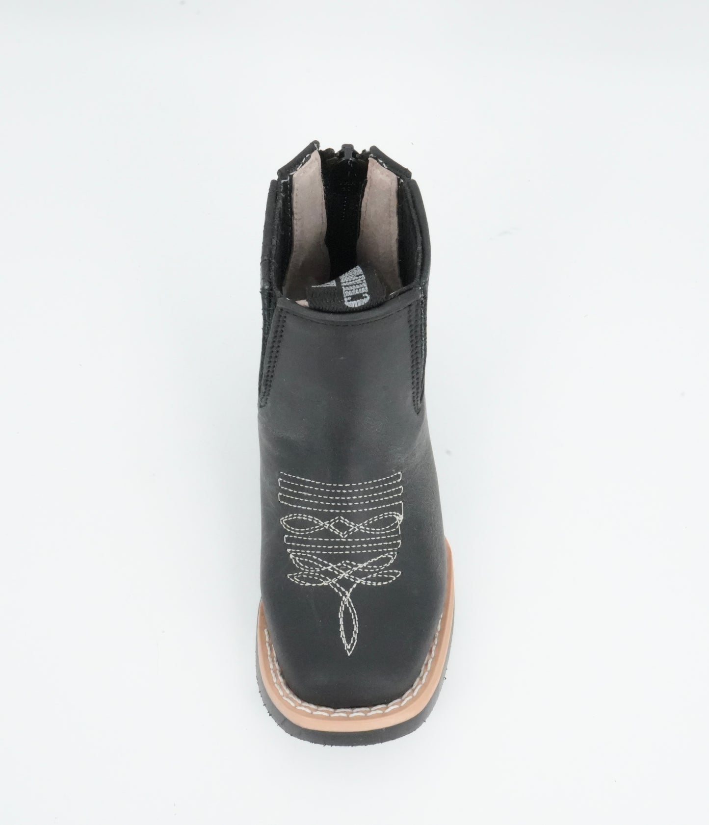 Chaparral Kid's Black Leather Short Boot