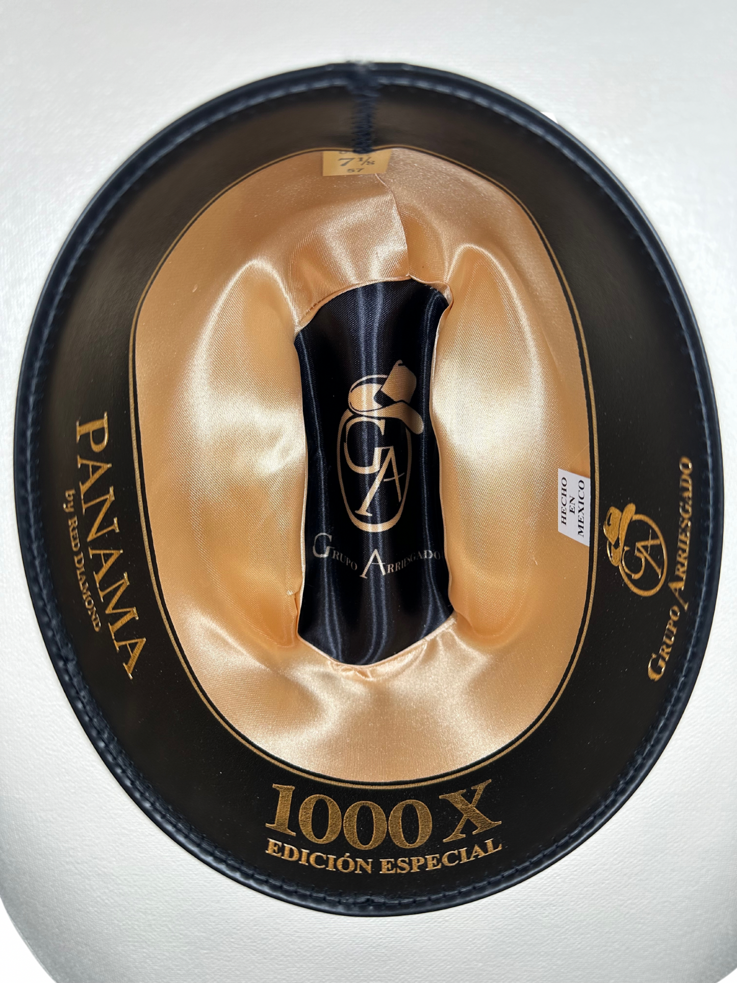 Panama 1000X Grupo Arriesgado Western Straw Hat