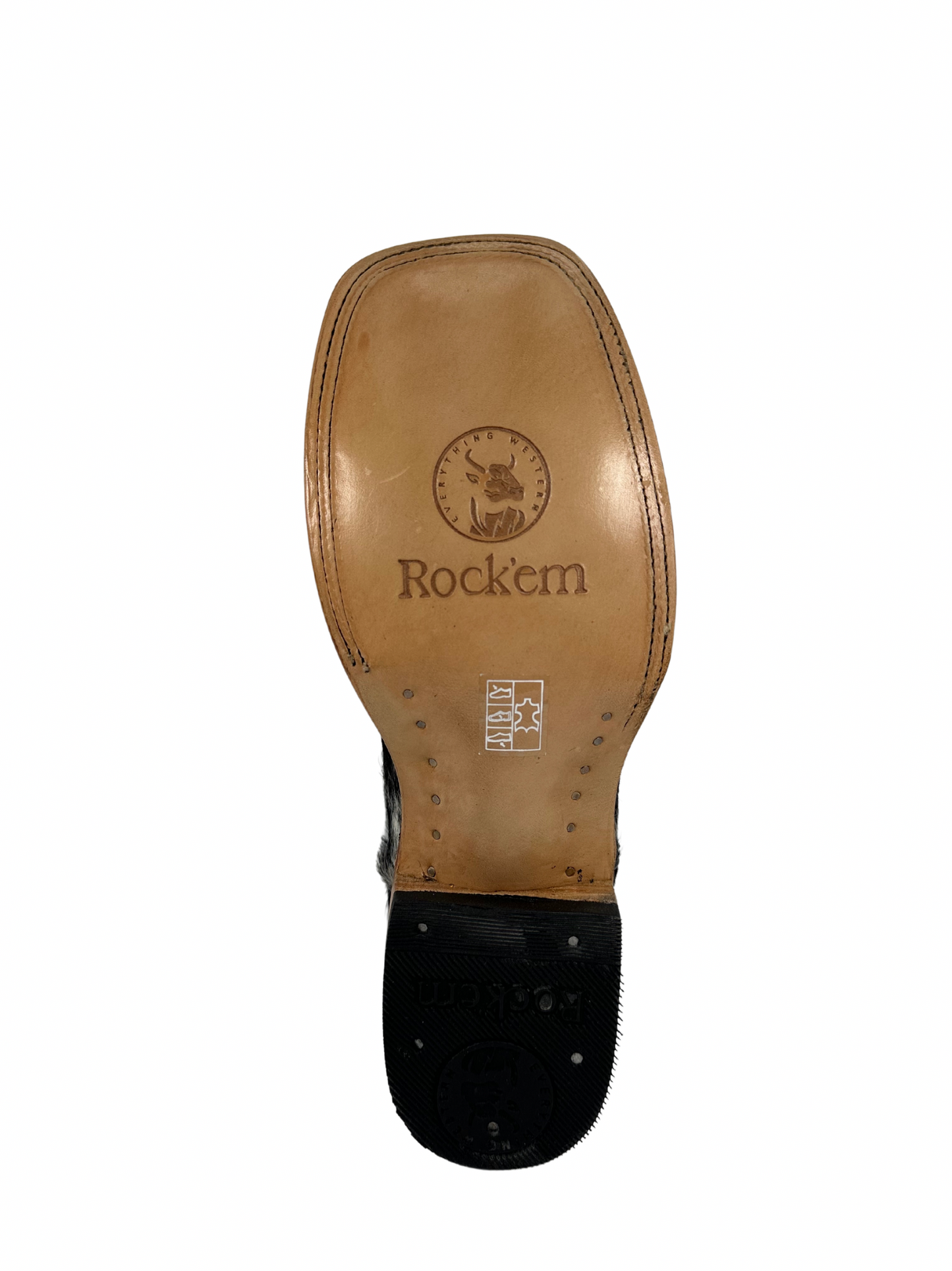 Rock'em Women's Cow Hair Boots Size: 7.5 *AS SEEN ON IMAGE*