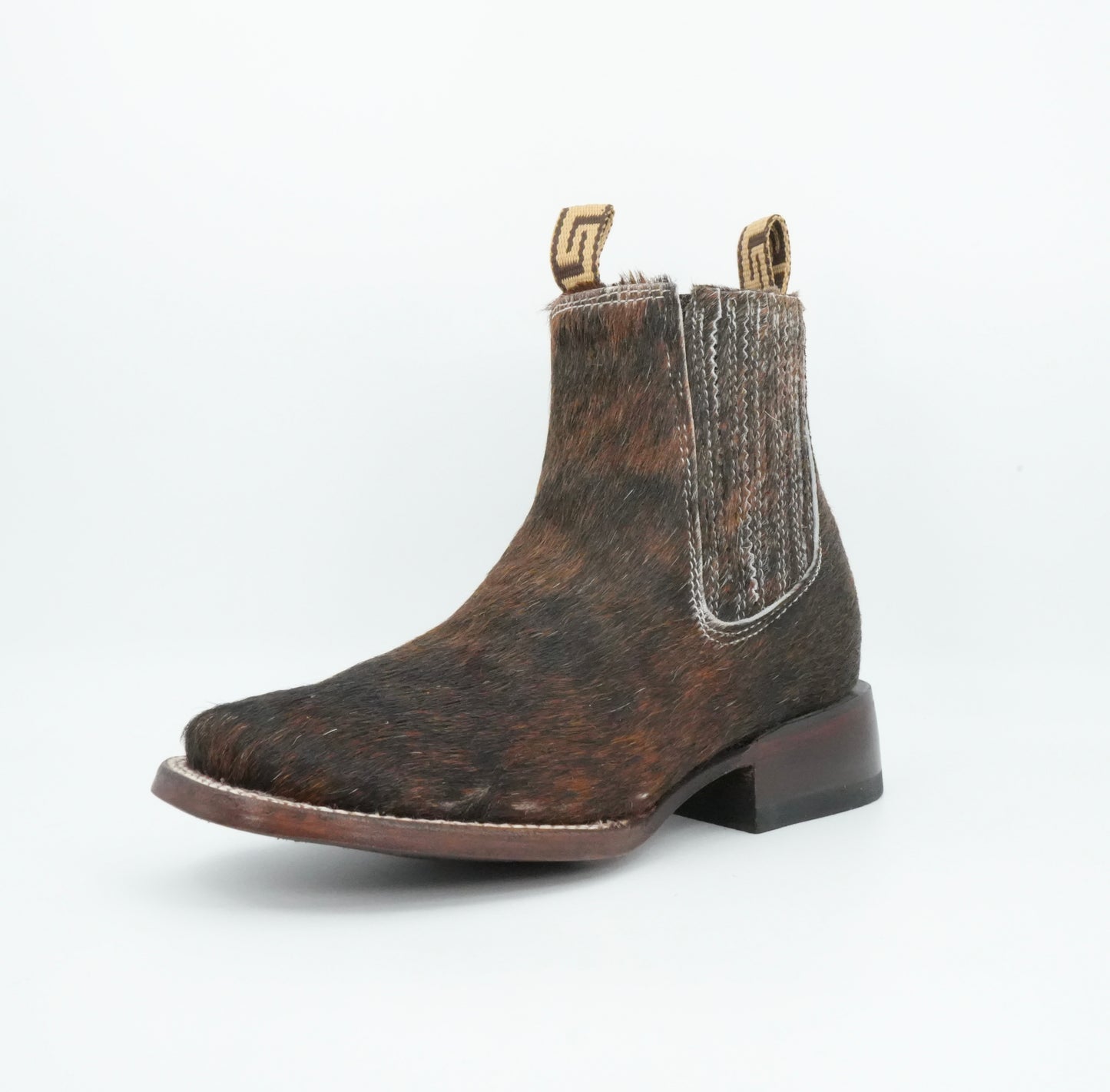 Hooch Men's Cow Hair Short Boot Size 3 *AS SEEN ON IMAGE*