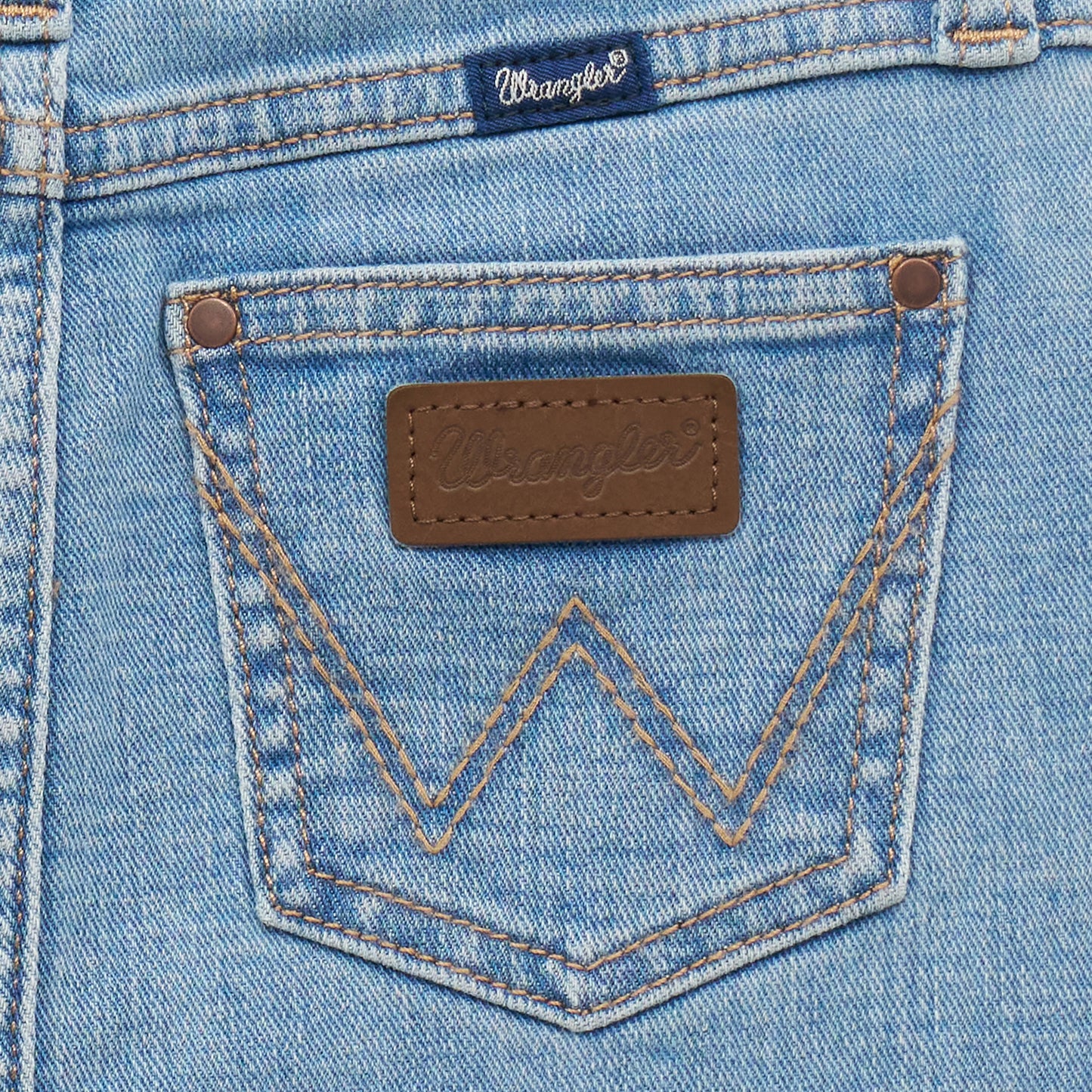 Wrangler Girl's Denim Skirt - Light Blue