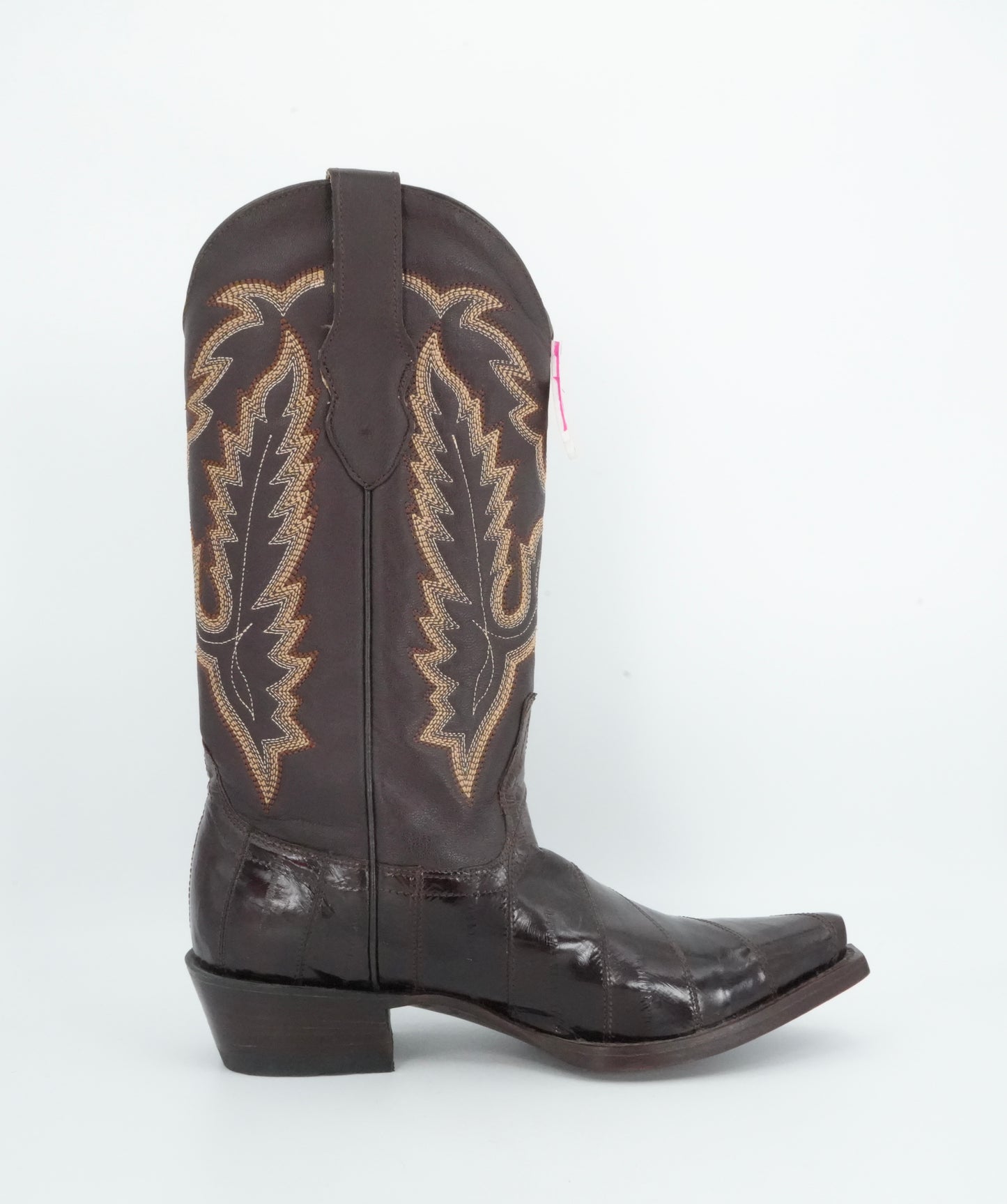 Los Altos Women's Eel Brown Snip Toe Boot