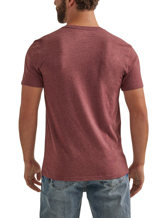 Wrangler Men's Burgandy T-Shirt