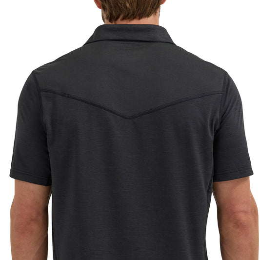 Wrangler Men's Performance Black Polo Shirt