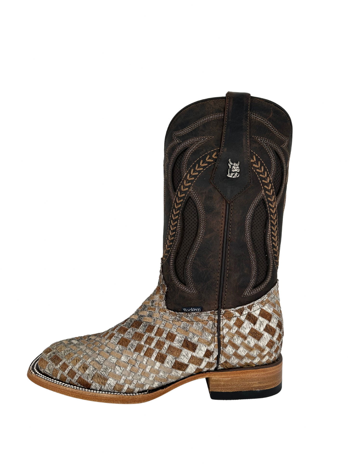 Rock'em Men's Petatillo Cow Hair Boots Size 8.5 *AS SEEN ON IMAGE*
