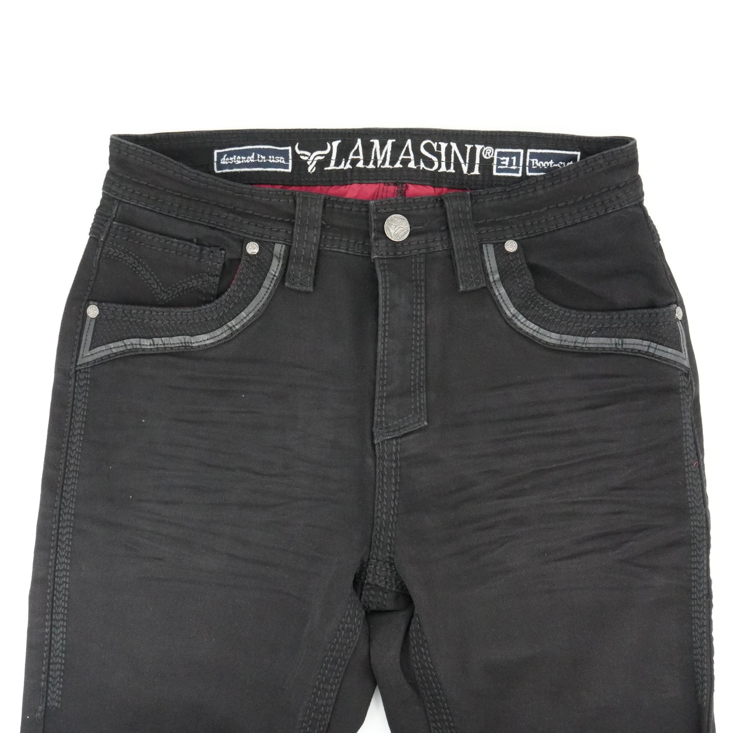 Lamasini Men's Premium Bootcut Jean - Black