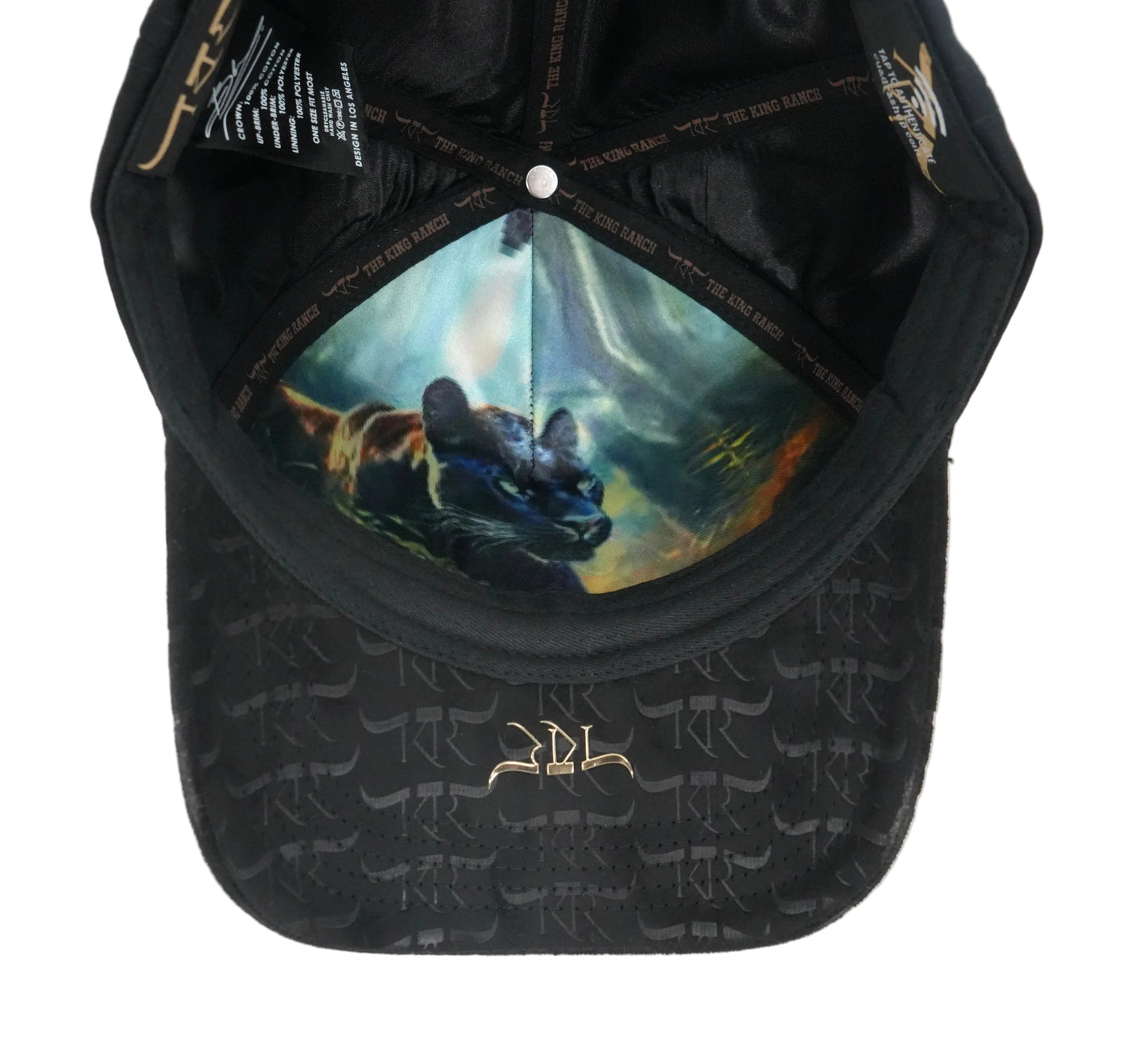 The King Ranch Pantera Patch Cap - Black