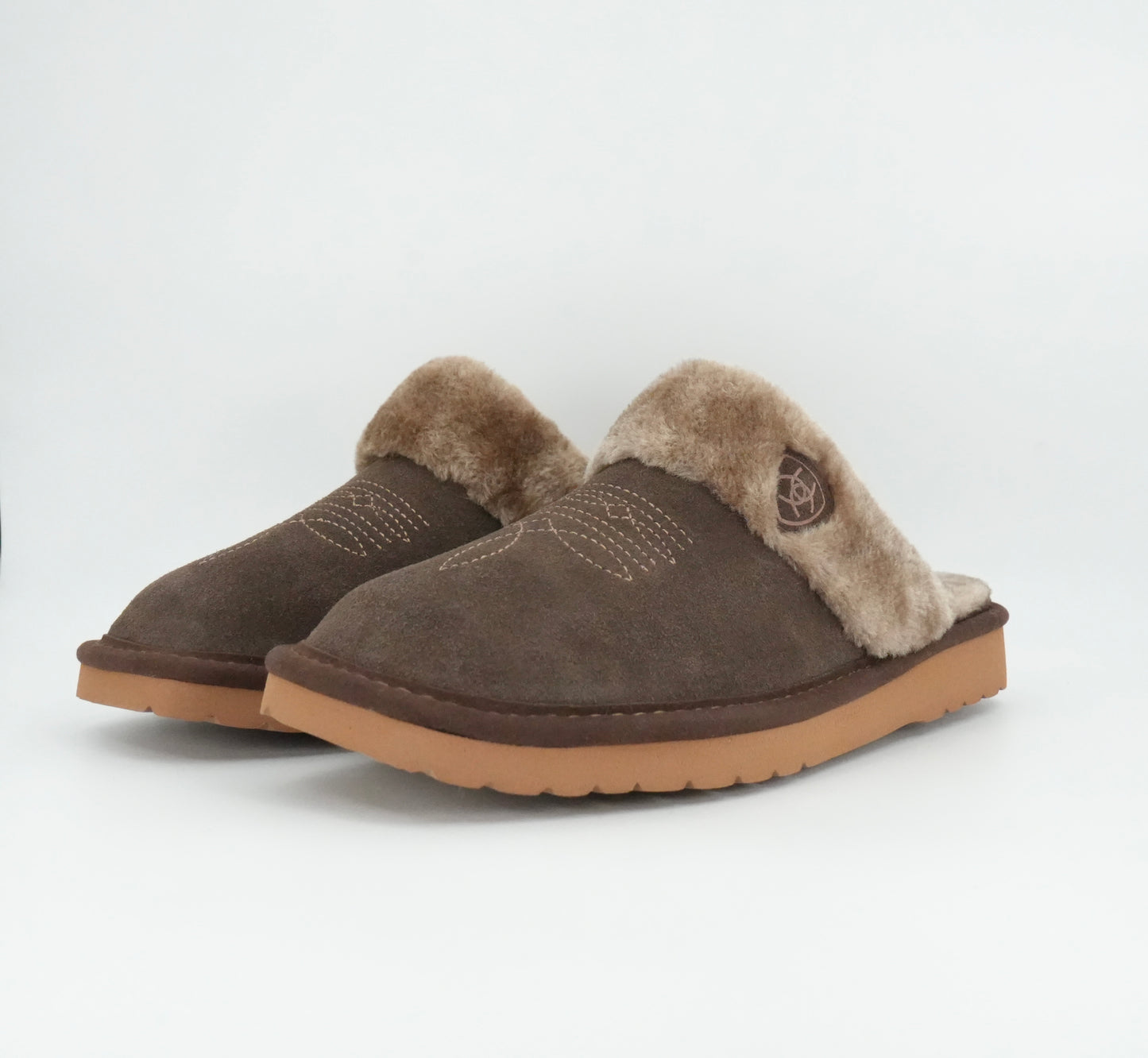 Women's Ariat Jackie Square Toe Slipper - Chocolate