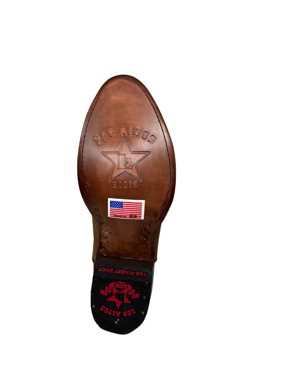 Los Altos Bota con punta ovalada Crazy Tan para mujer