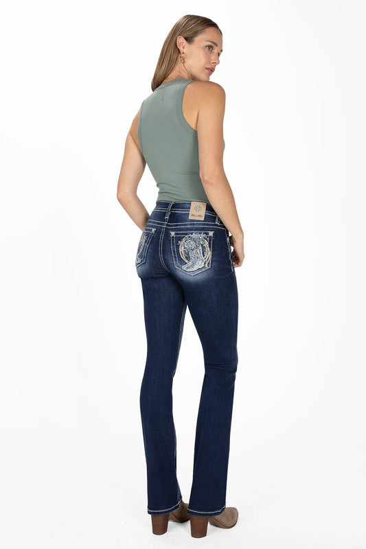 Miss Me Rope & Boots Bootcut Jean