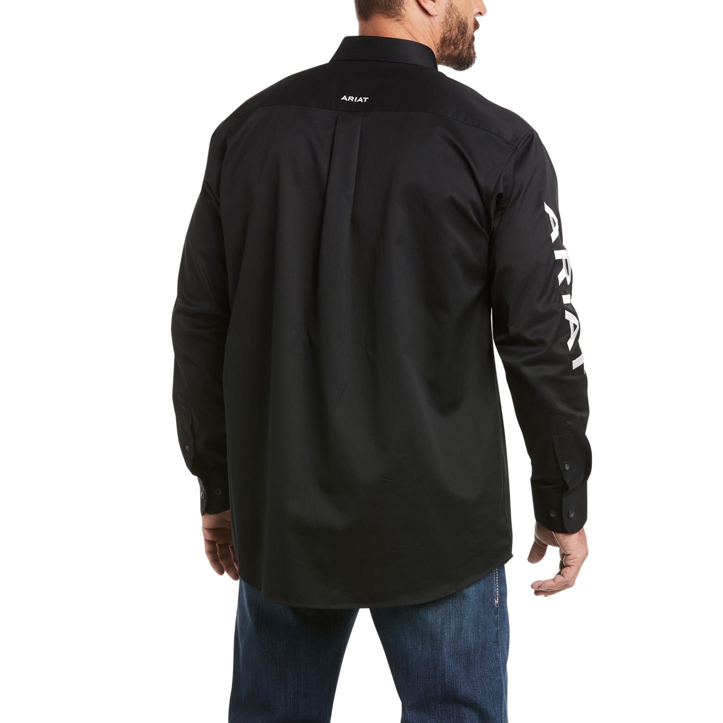 Ariat Team Logo Twill Classic Fit Shirt - Black