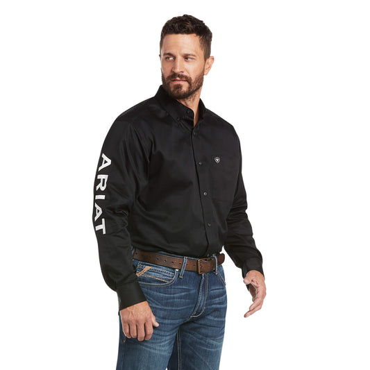 Ariat Team Logo Twill Classic Fit Shirt - Black