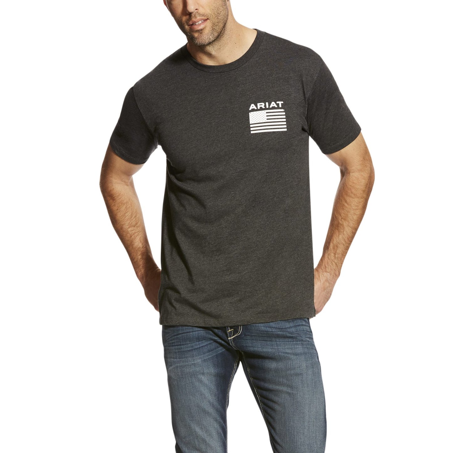 Ariat Freedom camiseta color carbón jaspeado