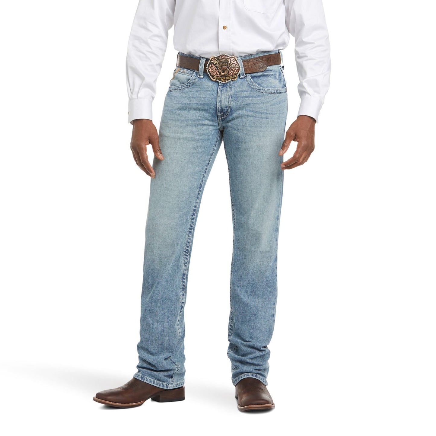 Vaqueros de pierna recta apilables y elásticos Ariat M5 Slim Stirling