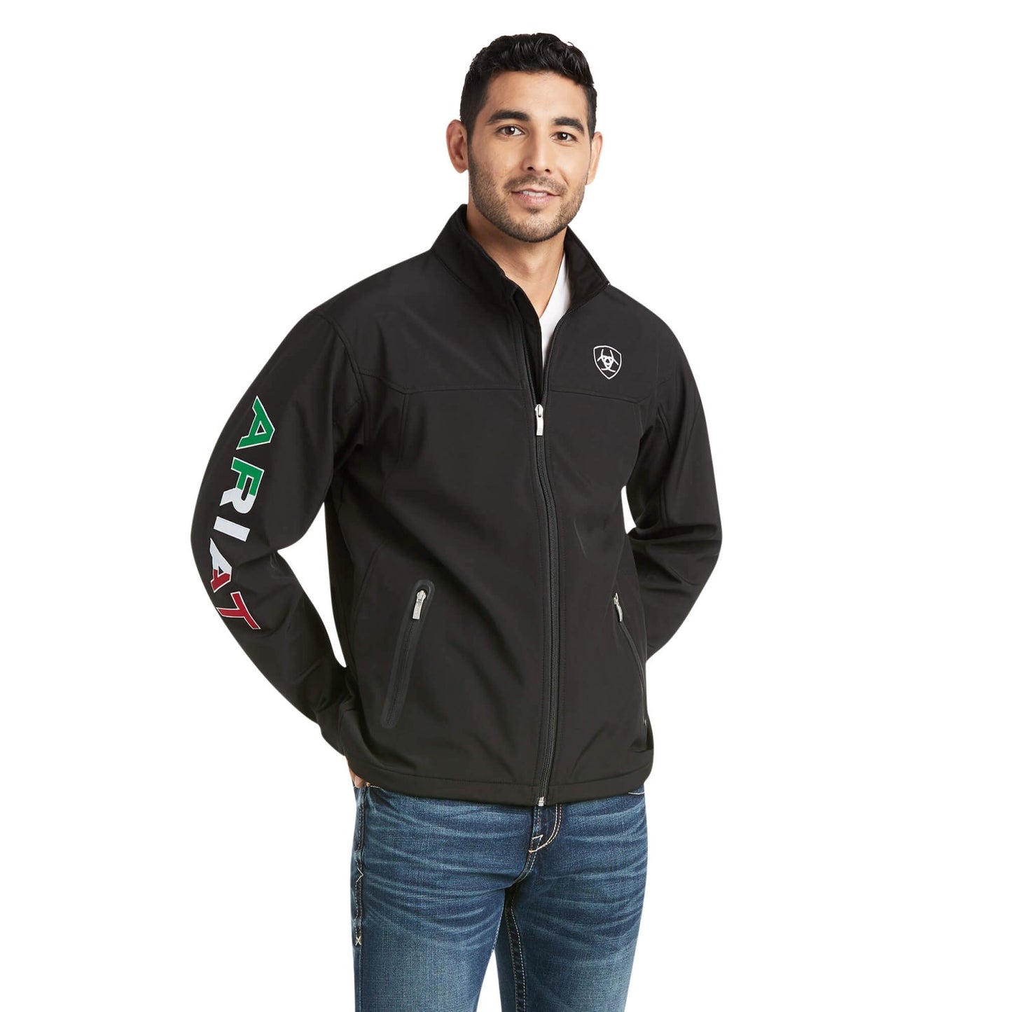 Ariat Men's Mexico Flag Team Softshell Jacket