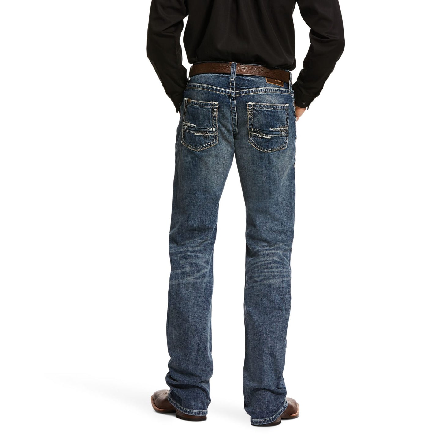 Vaqueros apilables de pierna recta Ariat M5 Slim Stretch Adkins