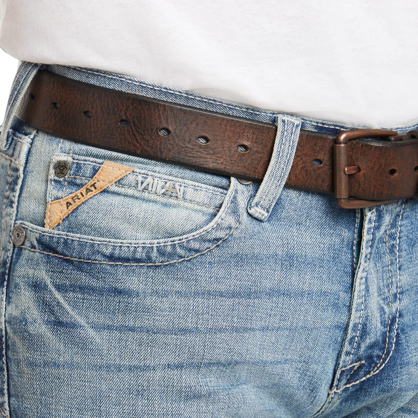 Vaqueros apilables de pierna recta Ariat M7 Rocker Stretch Stirling