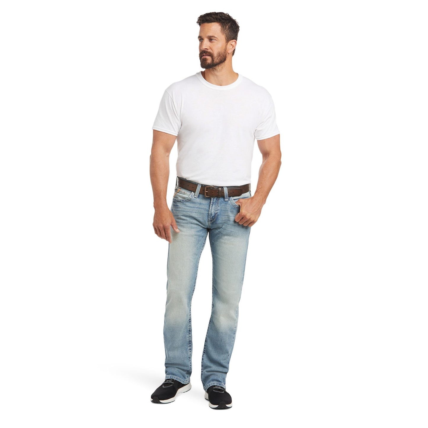 Vaqueros apilables de pierna recta Ariat M7 Rocker Stretch Stirling