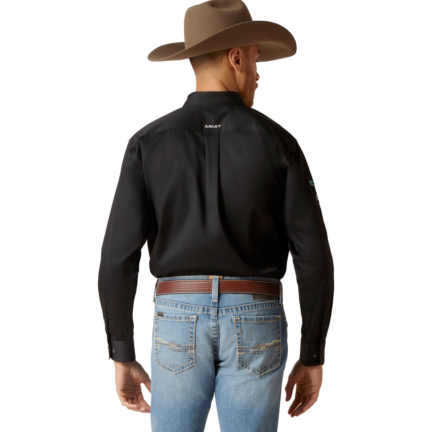Ariat Mexico Team Logo Twill Classic Fit Shirt - Black