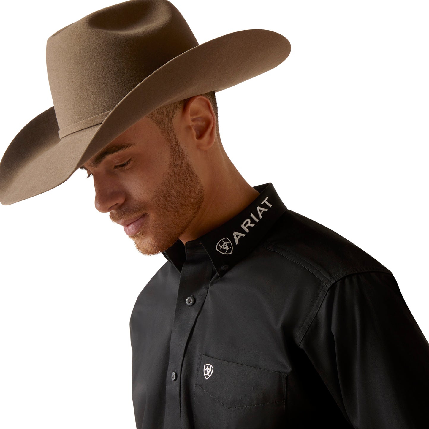 Ariat Mexico Team Logo Twill Classic Fit Shirt - Black
