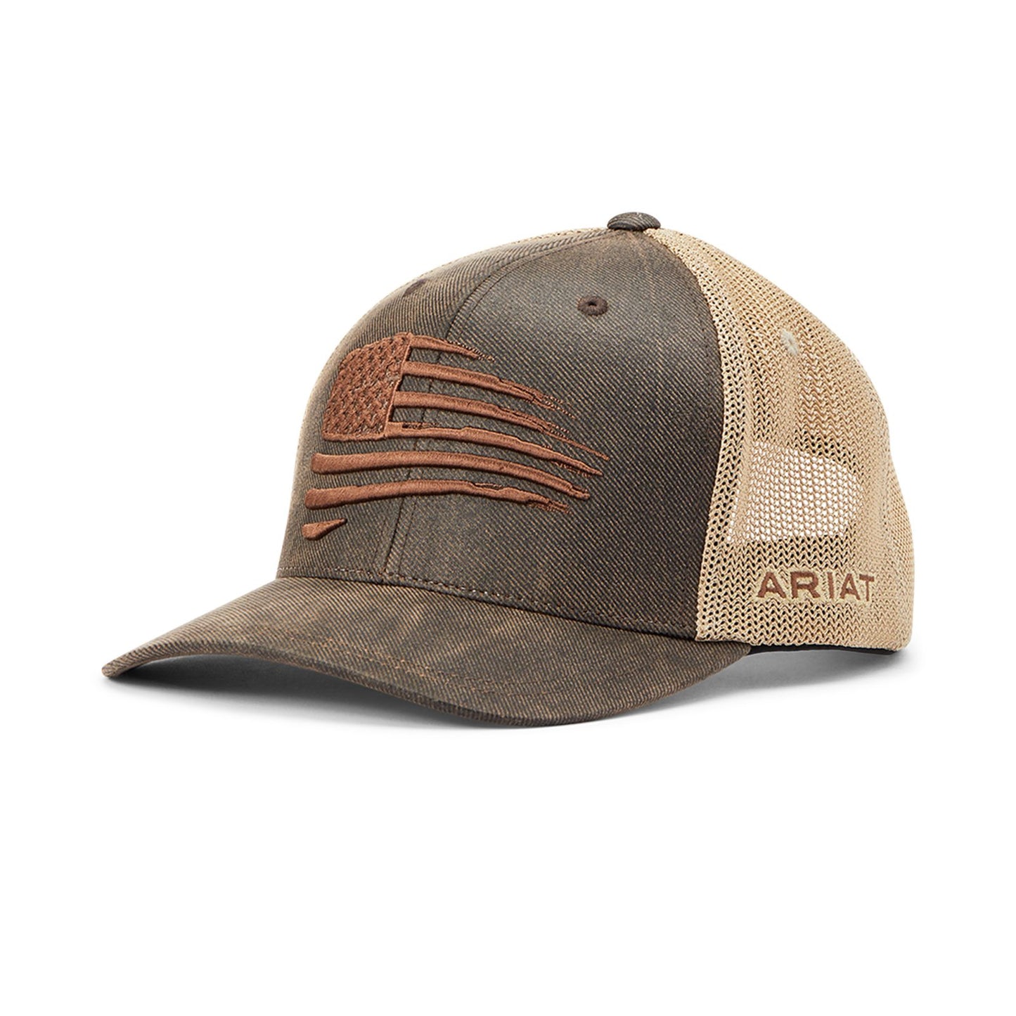 Ariat Patriot Flag Brown Cap