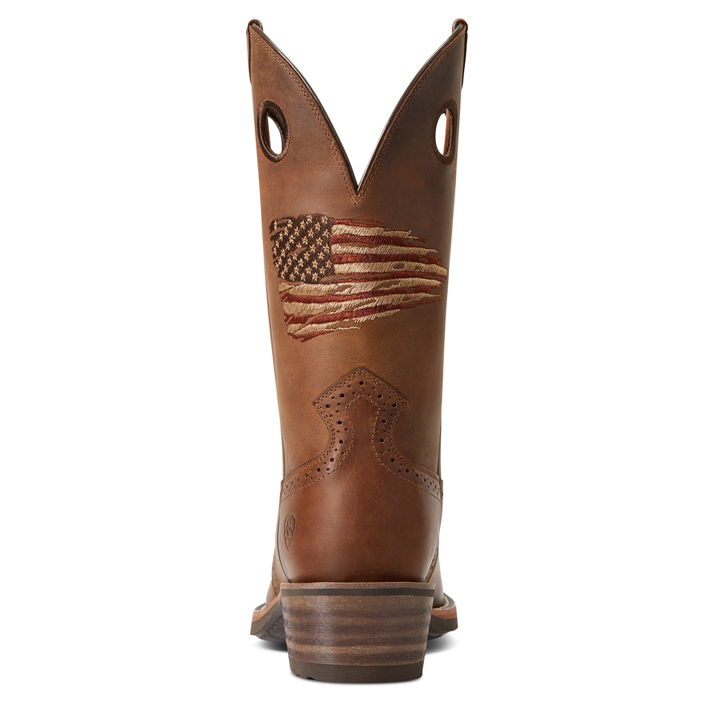 Ariat Men's Roughstock Patriot Distressed Brown Western Boot
