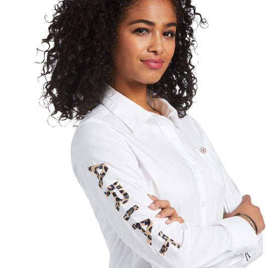 Ariat Team White Kirby Stretch Shirt