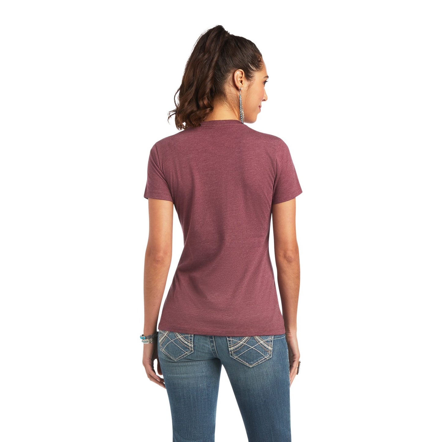 Ariat Sol Burgundy Heather T-Shirt