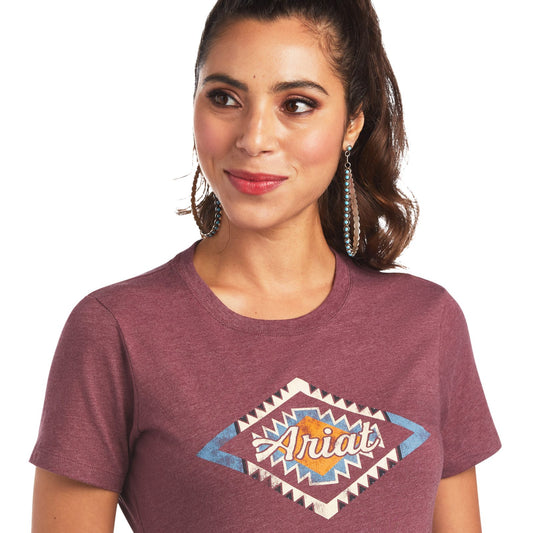 Ariat Sol Burgundy Heather T-Shirt