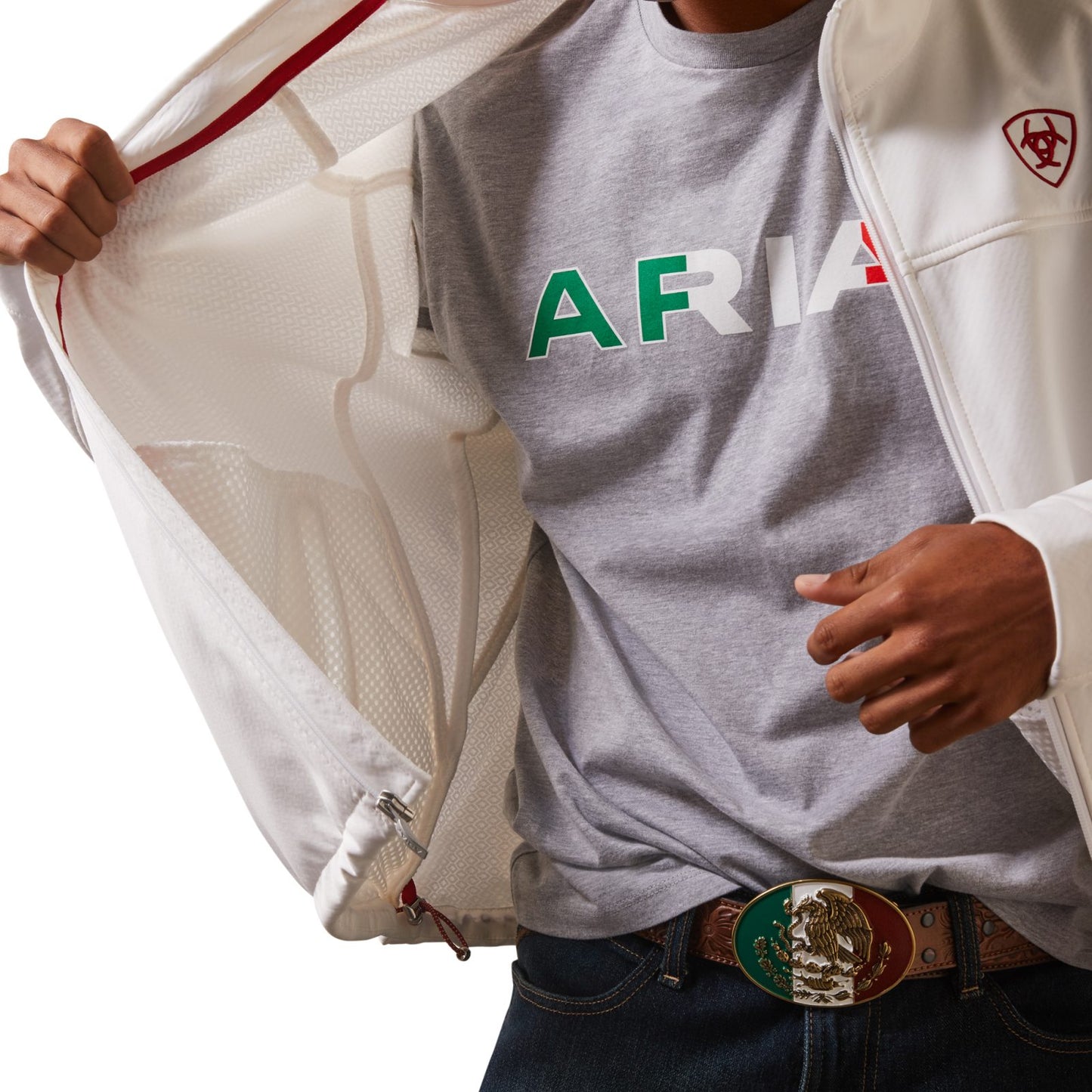 Ariat Men's Mexico Flag Team Softshell Jacket